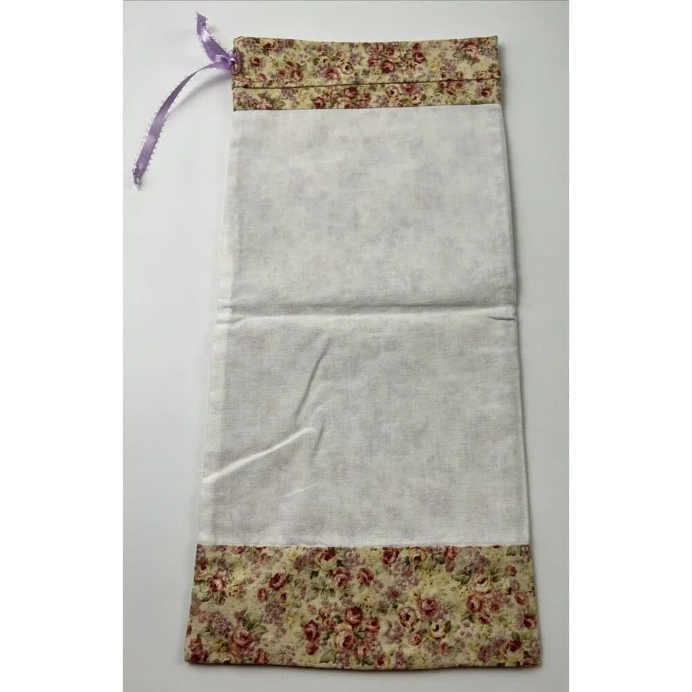 Needle Point - Flower Designs Gift/Goodie Bags Lot of 2